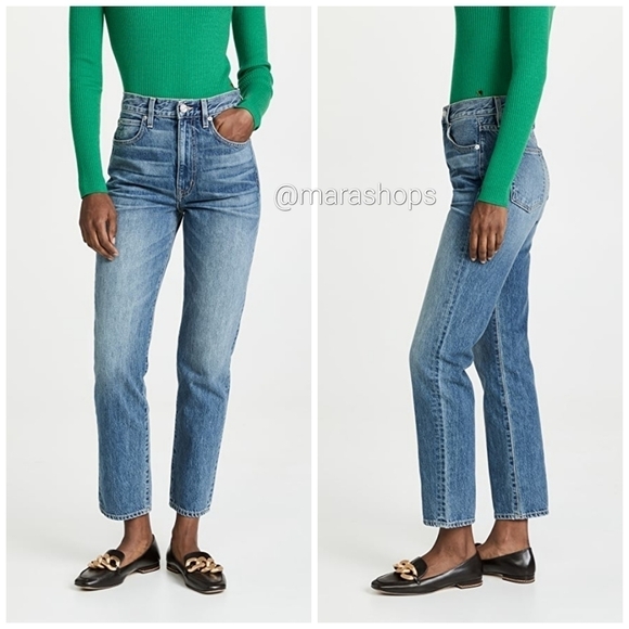 SLVRLAKE Sierra New High Rise Slim Straight Jeans - Picture 1 of 9